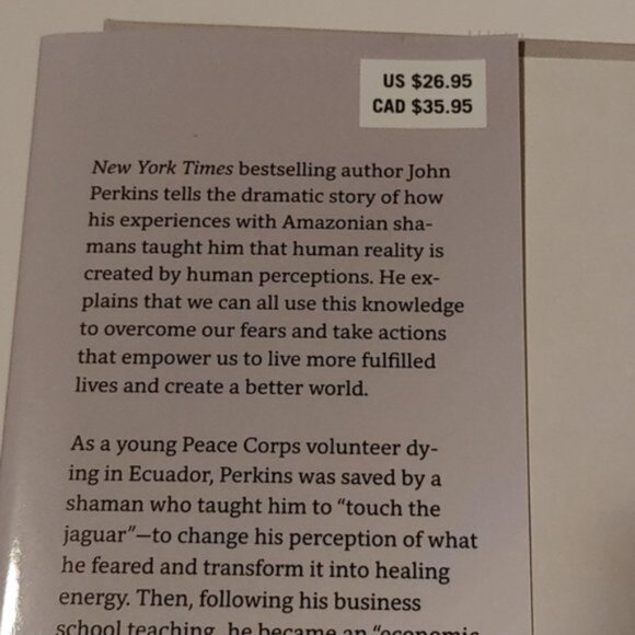 3/$13 Touching the Jaguar by John Perkins adult hardcover book 2020 - Picture 3 of 7